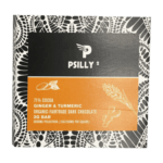 Psilly - Dark Chocolate Bar - Ginger & Turmeric | Buy Mushrooms Online Canada