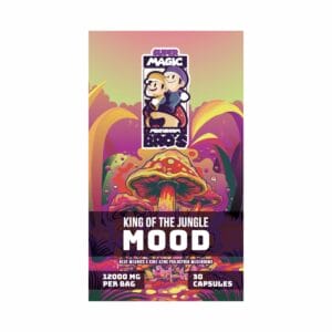 Super Magic Mushroom Bro’s - King of the Jungle MOOD - 400MG Capsules | Buy Mushrooms Online Canada